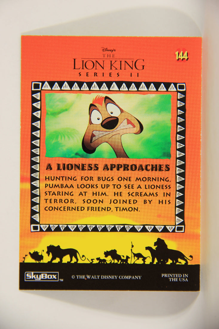 The Lion King 1994 Trading Card #144 A Lioness Approaches ENG L011838