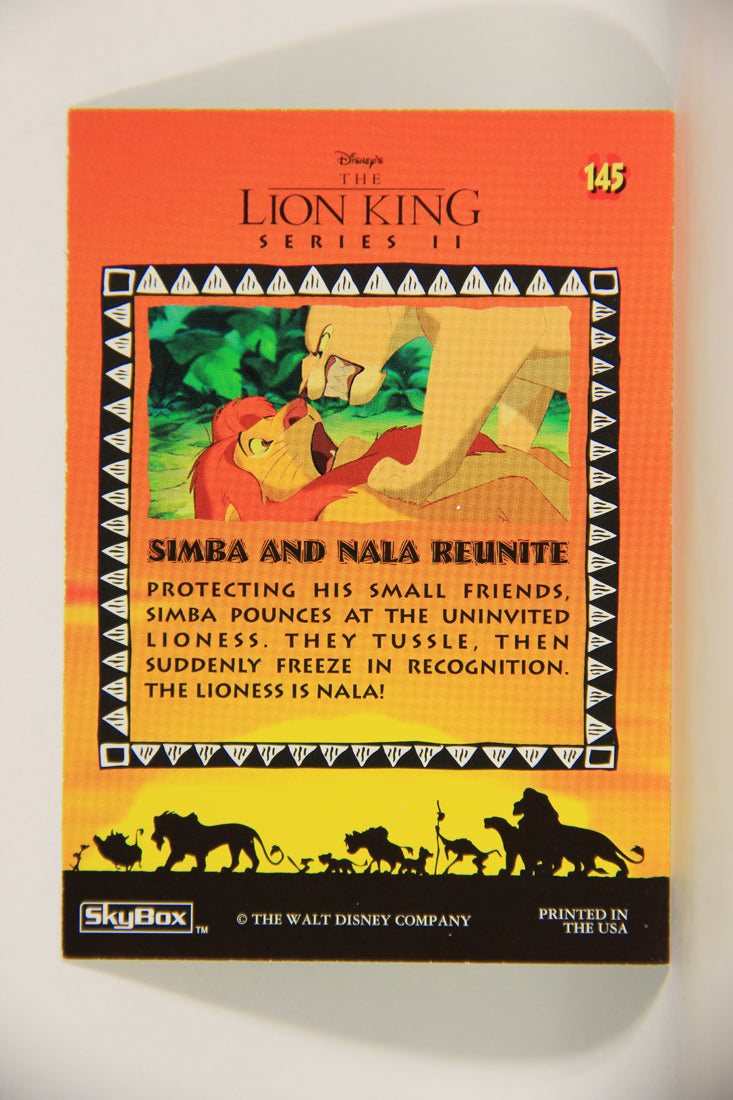 The Lion King 1994 Trading Card #145 Simba And Nala Reunite ENG L011839