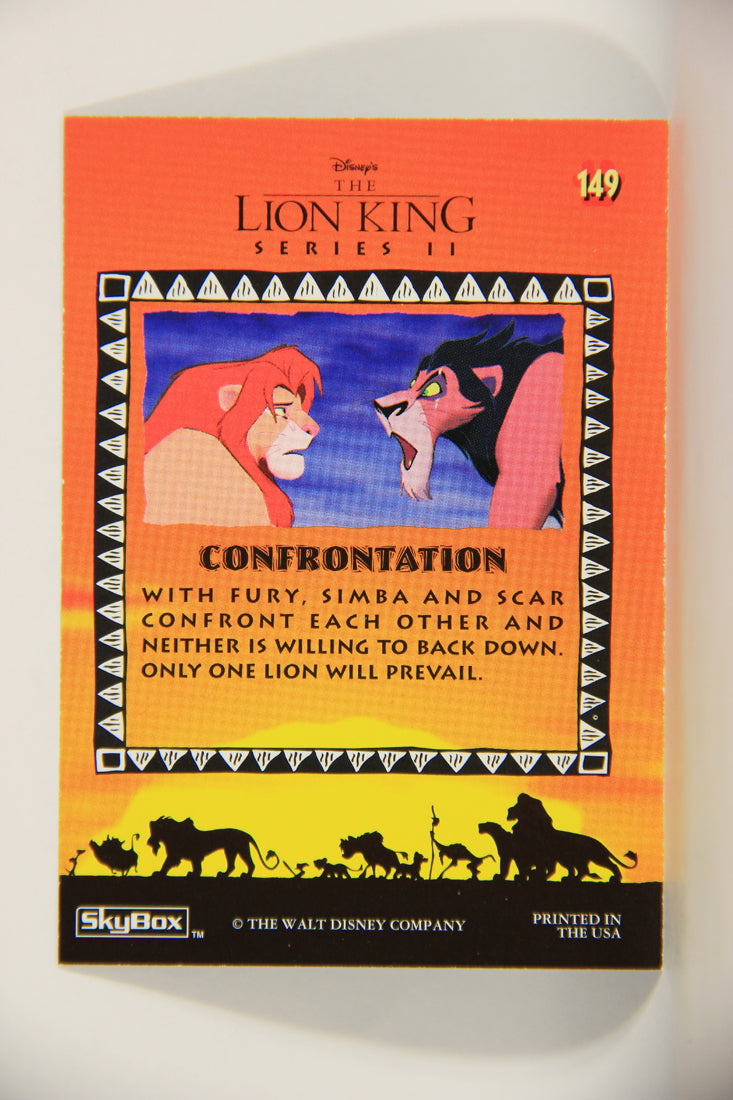 The Lion King 1994 Trading Card #149 Confrontation ENG L011843