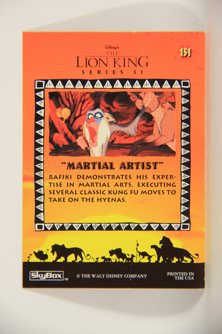 The Lion King 1994 Trading Card #151 Martial Artist ENG L011845