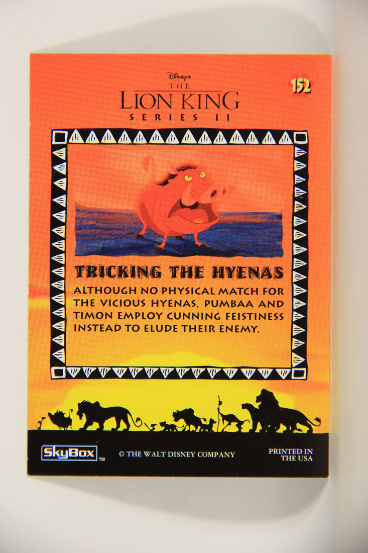 The Lion King 1994 Trading Card #152 Tricking The Hyenas ENG L011846