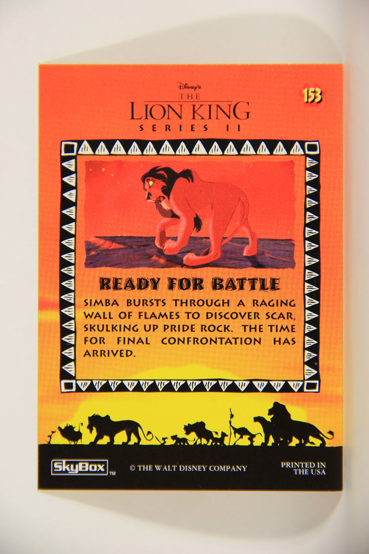 The Lion King 1994 Trading Card #153 Ready For Battle ENG L011847