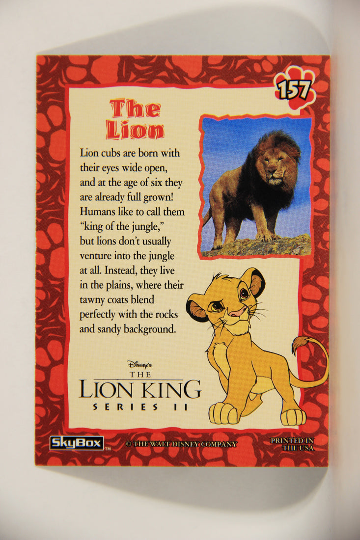 The Lion King 1994 Trading Card #157 The Lion ENG L011851