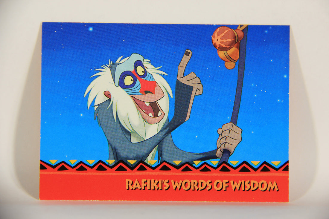 The Lion King 1994 Trading Card #167 You Follow Old Rafiki He Knows The Way ENG L011861