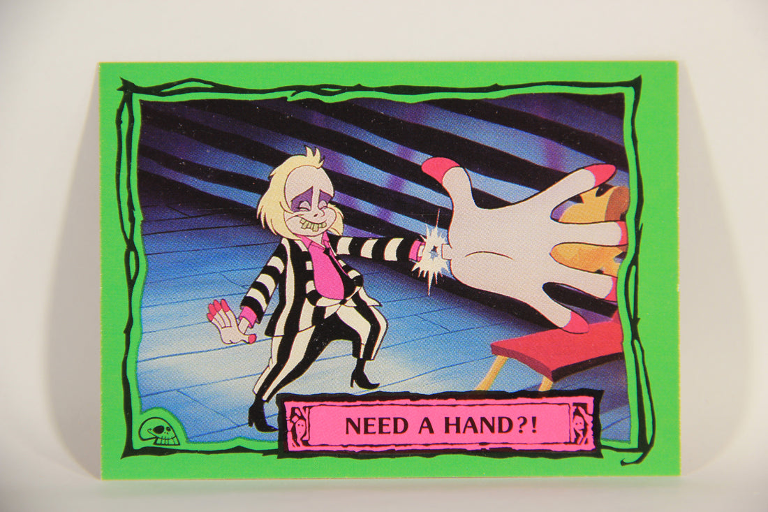 Beetlejuice 1990 Trading Card #65 Need A Hand ENG L012172