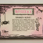 Beetlejuice 1990 Trading Card #72 Snakes Alive ENG L012179