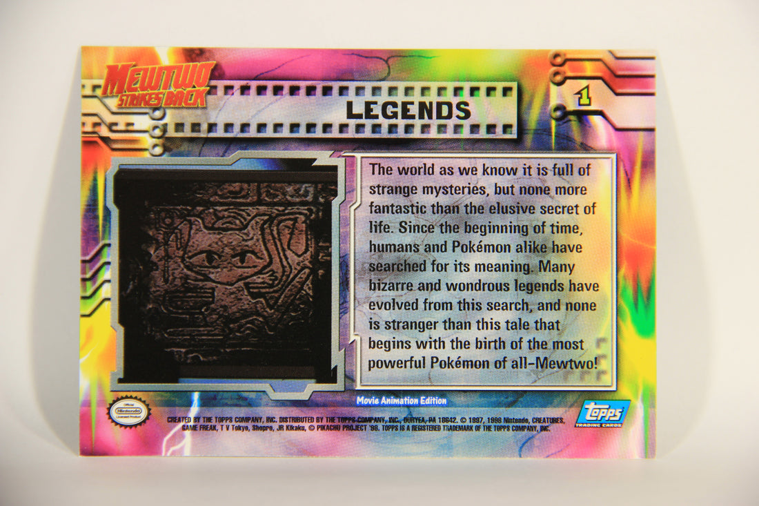 Pokémon Card First Movie #1 Legends Blue Logo 1st Print ENG L012447