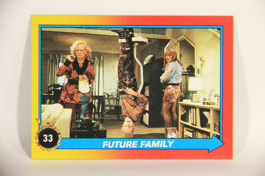 Back To The Future II 1989 Trading Card #33 Future Family L012459