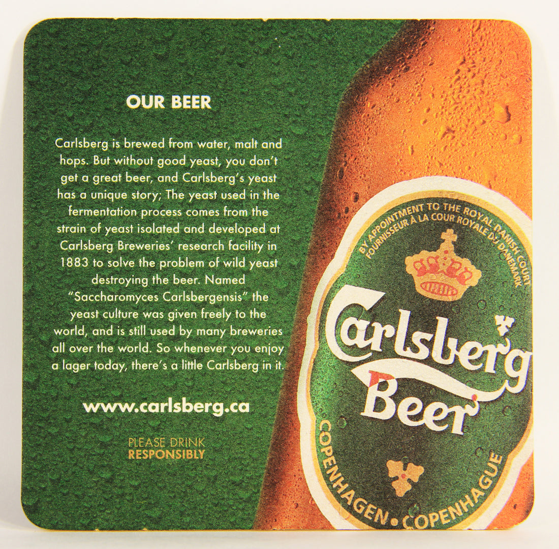 Carlsberg Beer Coaster Denmark Copenhagen ENG L012465