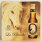 Cheval Blanc La Blanche Beer Coaster Canada Québec FR-ENG Horse Logo L012473