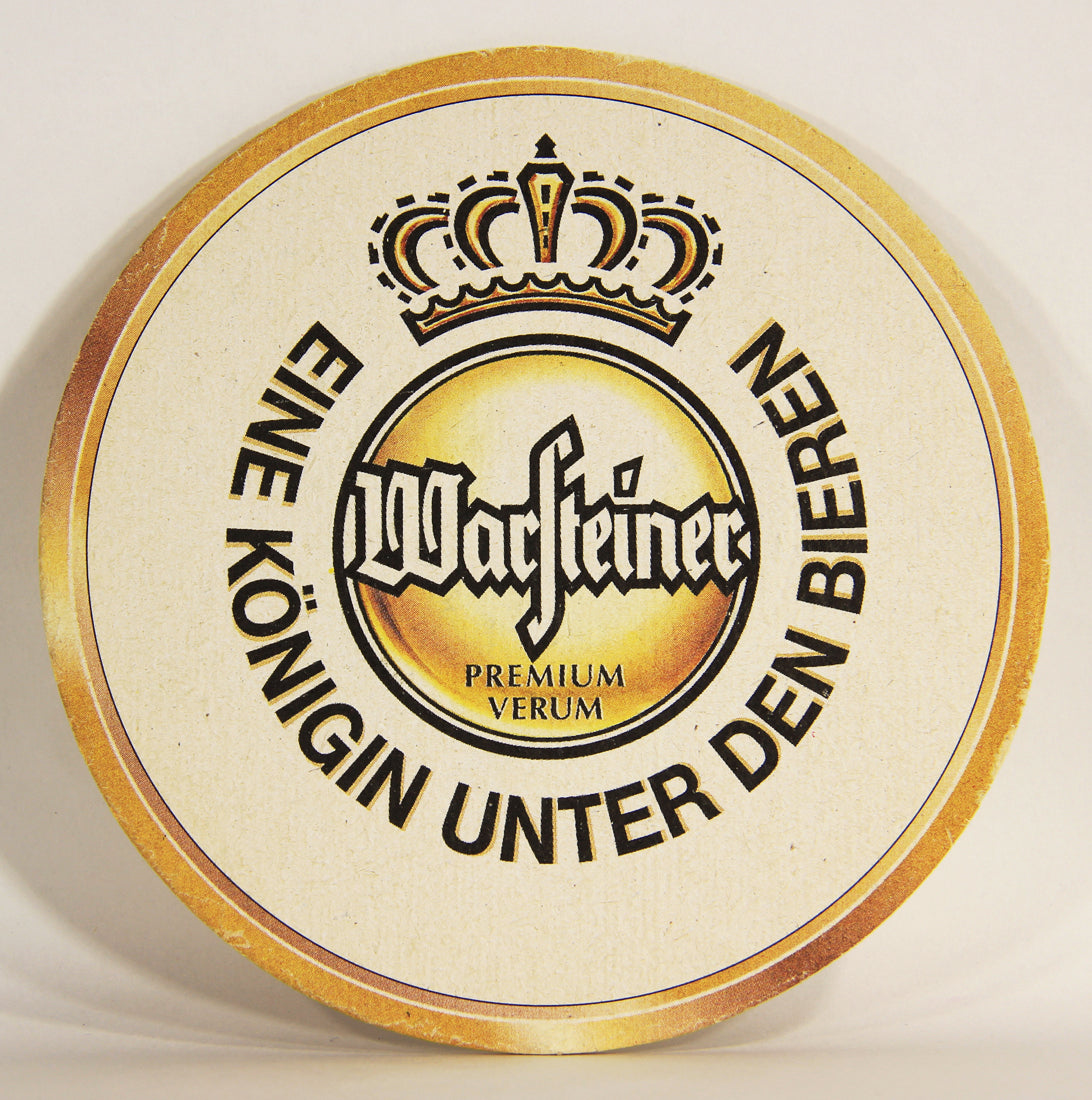 Warsteiner Beer Coaster Eine Königin Unter Den Bieren Germany Warstein GER-ENG L012477