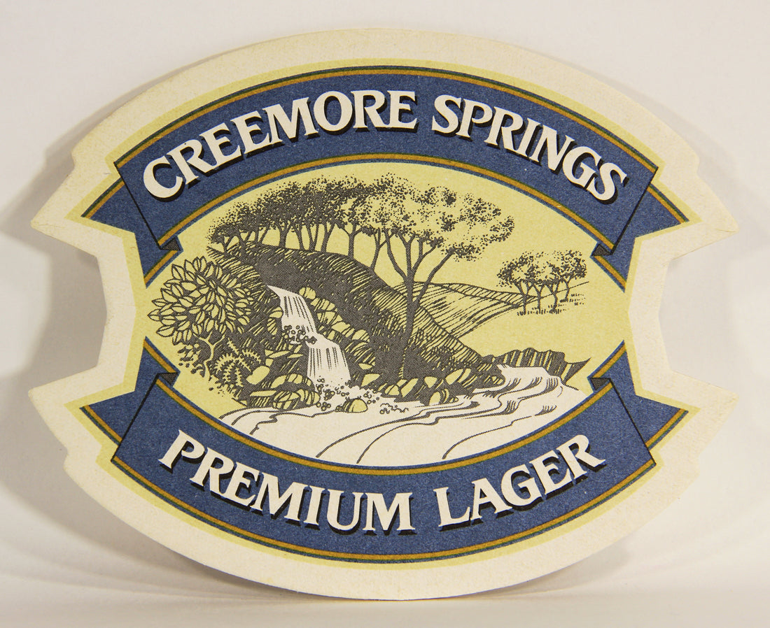 Creemore Springs Premium Lager Beer Coaster Canada Creemore Ontario ENG L012485