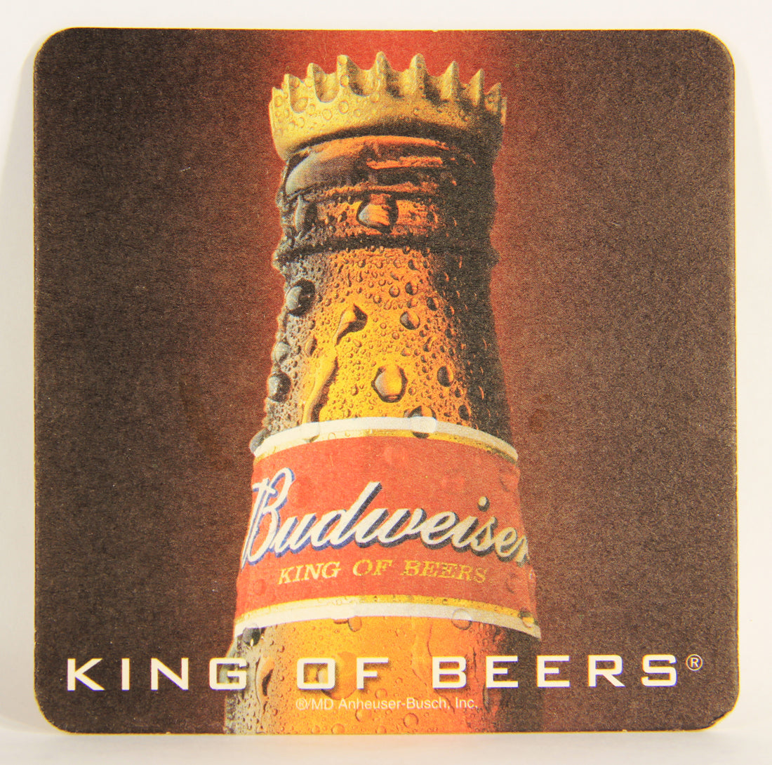 Budweiser Beer Coaster King Of Beers Anheuser-Busch USA ENG L012486