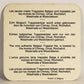 Chimay Beer Coaster Bière Trappiste - Trappist Beer Belgium MULTI L012492