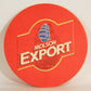 Molson Export Beer Coaster Canada Montreal Quebec Galleon Ship Logo L012495