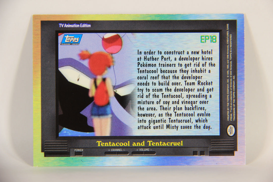 Pokémon Card TV Animation #EP18 Tentacool - Tentacruel Foil Chase Blue Logo ENG L012521