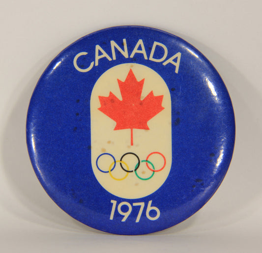 Summer Olympic Games 1976 Montreal Vintage Pinback Button Memorabilia L012592