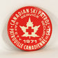 Canadian Ski Patrol 1971 Vintage Pinback Button Patrouille Canadienne De Ski L012598