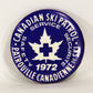 Canadian Ski Patrol 1972 Vintage Pinback Button Patrouille Canadienne De Ski L012599