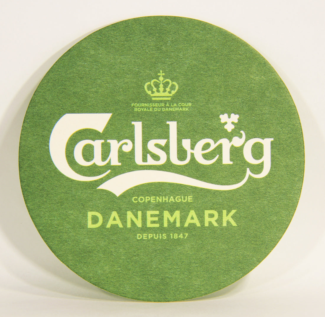 Carlsberg Beer Coaster Denmark Since 1847 Copenhagen FR L012616