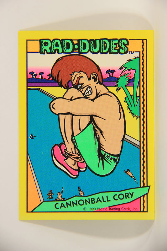 Rad-Dudes 1990 Trading Card #1 Cannonball Cory L012737