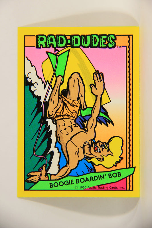 Rad-Dudes 1990 Trading Card #10 Boogie Boardin' Bob L012746