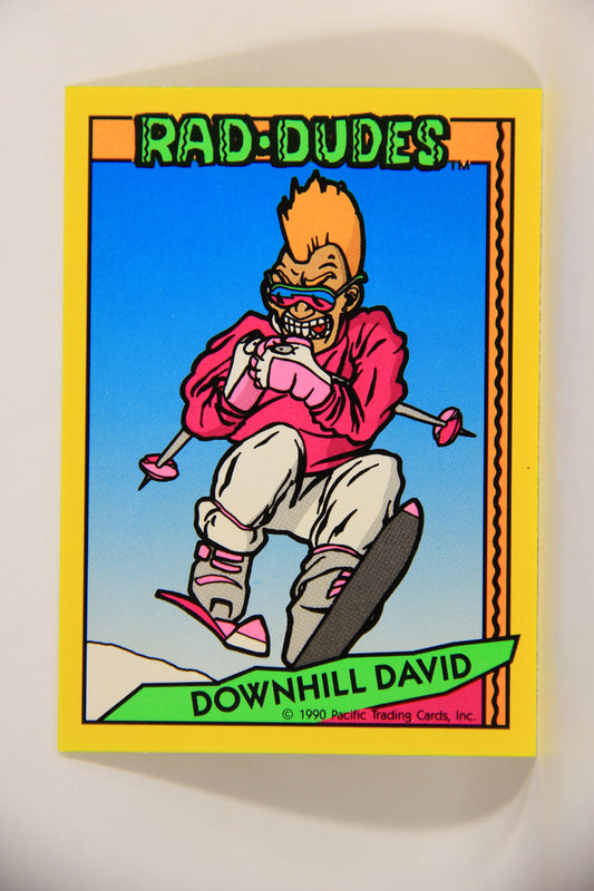 Rad-Dudes 1990 Trading Card #20 Downhill David L012756