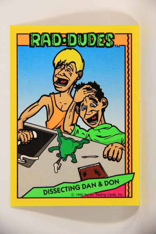 Rad-Dudes 1990 Trading Card #27 Dissecting Dan & Don L012763