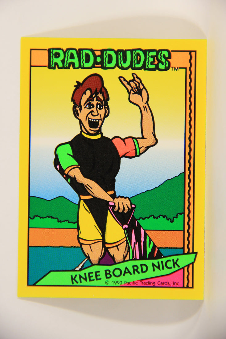 Rad-Dudes 1990 Trading Card #45 Knee Board Nick L012781