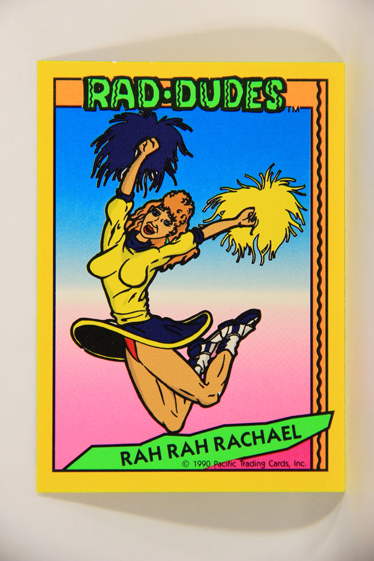 Rad-Dudes 1990 Puzzle Trading Card # ( 78 ) Rah Rah Rachael L012794