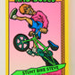 Rad-Dudes 1990 Puzzle Trading Card # ( 67 ) Stunt Bike Steve L012806