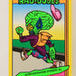 Rad-Dudes 1990 Puzzle Trading Card # ( 104 ) Alien Exchange Student Al L012818