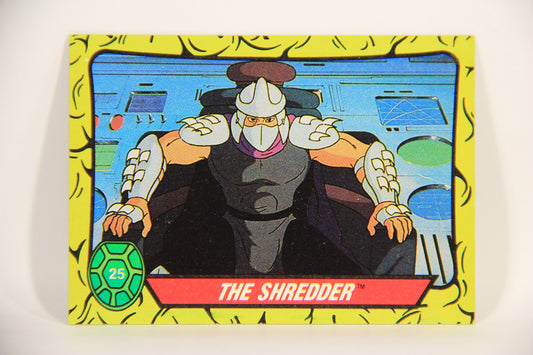 Teenage Mutant Ninja Turtles 1989 Trading Card #25 The Shredder ENG L012866