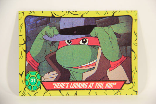 Teenage Mutant Ninja Turtles 1989 Trading Card #31 Here's Looking At You Kid ENG L012872