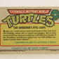Teenage Mutant Ninja Turtles 1989 Trading Card #35 The Shredder's Evil Gang ENG L012876