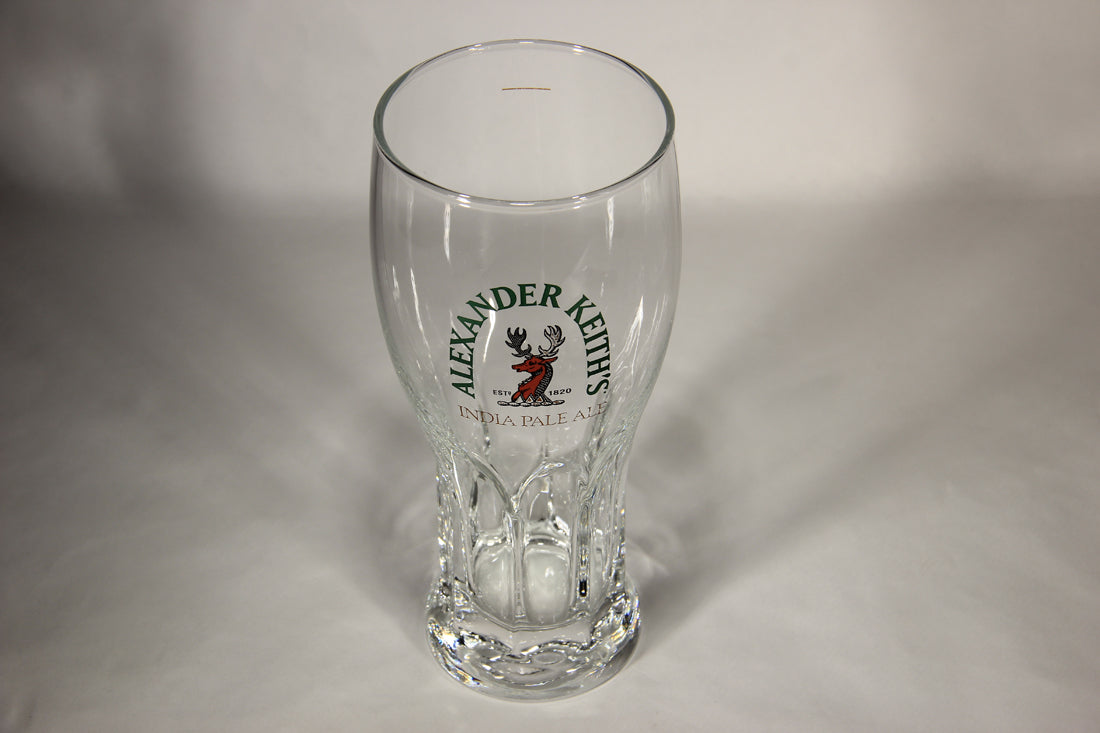 Alexander Keith's India Pale Ale Weizen Beer Glass Canada Nova Scotia Deer Logo L012973