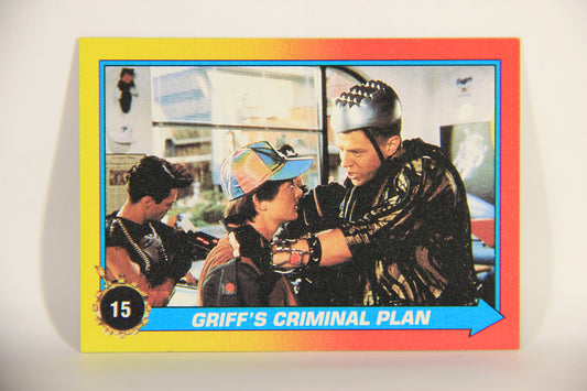 Back To The Future II 1989 Trading Card #15 Griff's Criminal Plan L013011