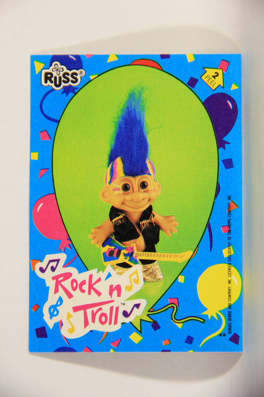 Russ Trolls 1992 Topps Trading Card Sticker #2 Rock 'N Troll ENG L013054