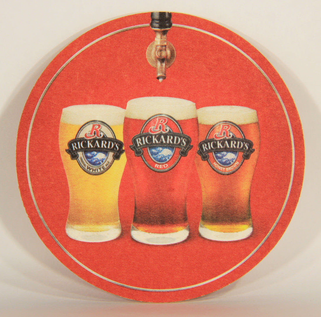 Rickard's Beer Coaster Molson Brewery Canada Quebec ENG L013254