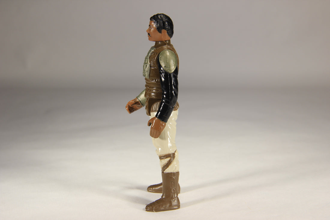 Star Wars Lando Calrissian Skiff Guard Disguise ROTJ 1982 Figure No COO Light Brown Skin L013335