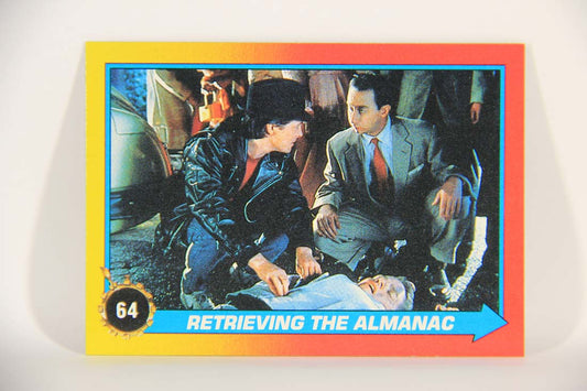 Back To The Future II 1989 Trading Card #64 Retrieving The Almanac L013401