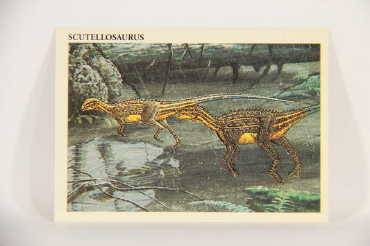 Dinosaurs The Mesozoic Era 1993 Vintage Trading Card #45 Scutellosaurus ENG L013426