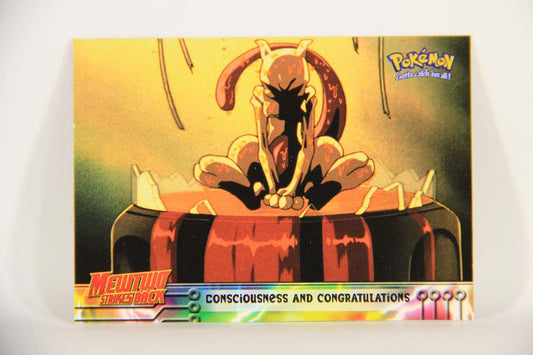 Pokémon Card First Movie #3 Consciousness And Congratulations Blue Logo 1st Print ENG L013455