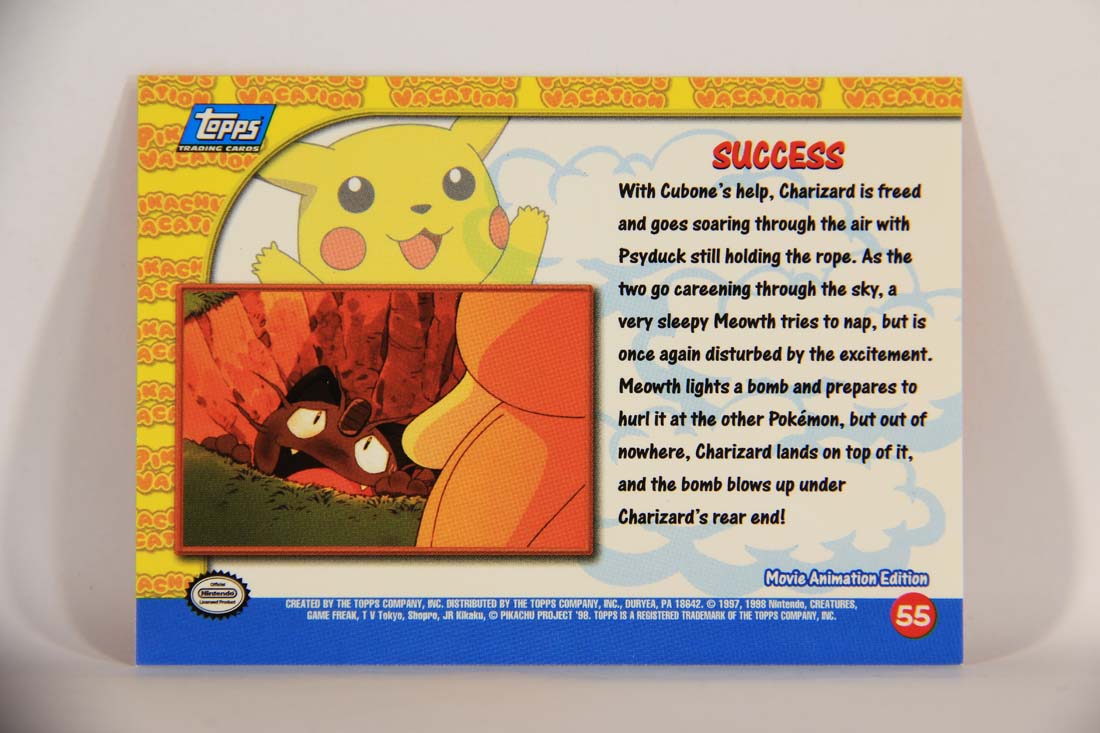 Pokémon Card First Movie #55 Success Blue Logo 1st Print ENG L013459