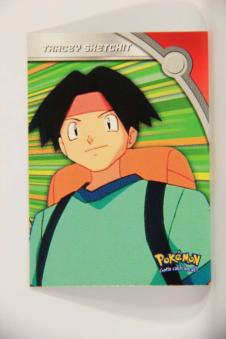 Pokémon Card TV Animation #HV11 Tracey Sketchit Blue Logo 1st Print ENG L013478