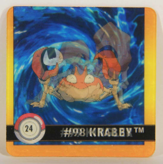Pokémon Card Action Flipz 3D Premier Edition #24 Krabby - Kingler ENG L013483