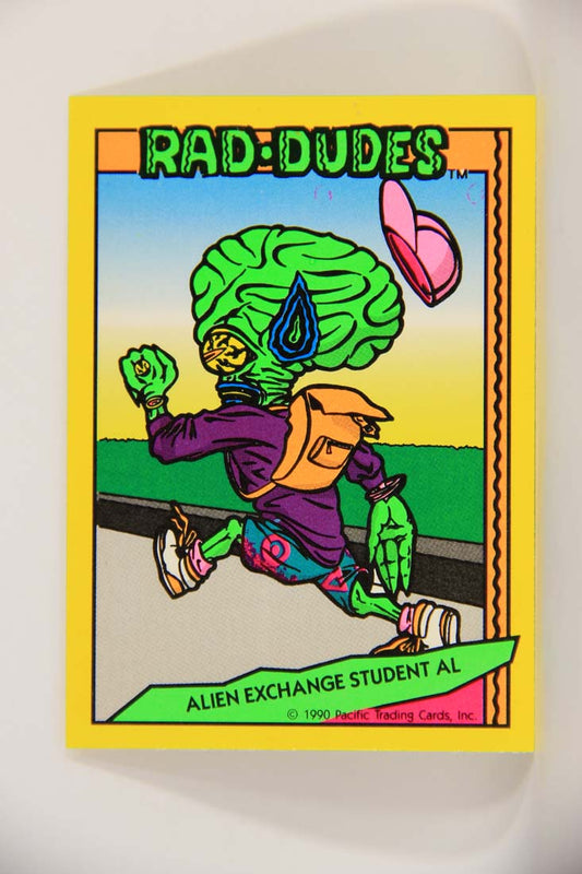 Rad-Dudes 1990 Trading Card #52 Alien Exchange Student Al L013487