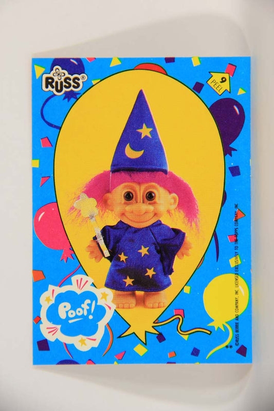 Russ Trolls 1992 Topps Trading Card Sticker #9 Poof Abracadabtroll ENG L013493