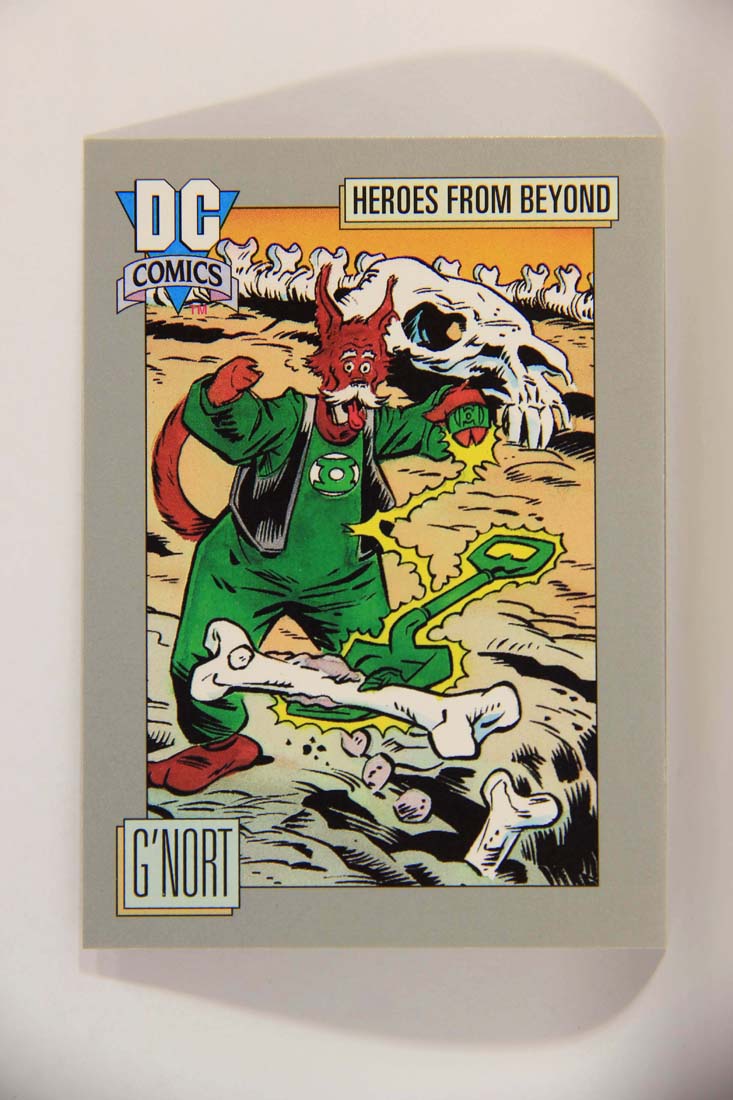 DC Cosmic 1991 Trading Card #117 G'nort's Custom-Designed Power Ring L013676