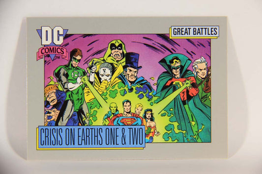DC Cosmic 1991 Trading Card #144 Crisis On Earths One & Two Card C L013703